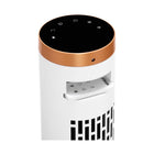 Seville Classics - Ventilateur tour oscillant UltraSlimLine avec éclairage – blanc-Lumière LED à faible luminosité à la base