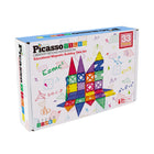 Picasso Tiles - Tuiles Magnétiques - Ensemble de 33-Apprendre en jouant: Jamais trop tôt pour commencer à développer la créativité des enfants. Les enfants peuvent acquérir un sens aigu de la couleur, des formes géométriques, y compris le nombre de formes 3D, les polarités magnétiques et la conception architecturale dès le plus jeune âge.