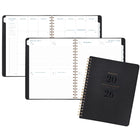 AT-A-GLANCE - Agenda hebdomadaire/mensuel Signature 2026 - 11 po H x 8 3/8 po l - noir - bilingue-Reliure à double spirale