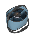 RovR - KeepR Porte-bébé à boisson avec seau à glace et bandoulière - Corail-Le chariot organisationnel amovible à quatre compartiments sépare les articles secs et humides grâce à des séparateurs Velcro personnalisables