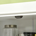 HOMCOM - Buffet de cuisine autoportant avec 4 portes - blanc-Couleur : Blanc 
