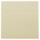 JAM Paper - Enveloppes d'invitation carrées Strathmore - 8,5 po x 8,5 po - vélin ivoire - paquet de 25 (191284)-Enveloppes carrées Strathmore ivoire tissé