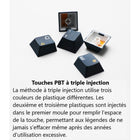 Ducky - ONE 3 Pro Nazca RGB Mechanical Keyboard - MX Blue Switch - Mini Layout - Black-Tapis Webby : Cette technologie vise à améliorer l'expérience globale de frappe en réduisant la dispersion des résonances sonores. Elle traite spécifiquement les problèmes résultant des surfaces de keycaps irrégulières ou des variations des caractéristiques des matériaux au sein de la structure du clavier.