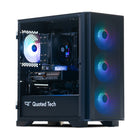 Quoted Tech - Ordinateur de bureau de jeu Clarity - AMD Ryzen 5 7500F - NVIDIA RTX 5060 - 32 Go DDR5 - SSD NVMe 1 To - Windows 11-NVIDIAGeForce RTX 5060