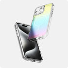Avana - Coque Frost Cosmic avec MagSafe pour iPhone 16 Pro Max - Violette-Aimants extra puissants entre deux plaques pour une surface plane