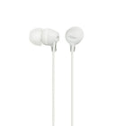 Sony – Écouteurs boutons EX à couleur mode, blanc-Écouteurs boutons en silicone hybride offrant un confort de longue durée; tailles offertes : petit, moyen, grand