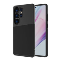 AXS - PROTech Plus étui mince anti-choc avec double couches pour Samsung Galaxy S25 Ultra - Noir-Résistant aux chutes jusqu’a 10 pieds