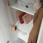 Sauder - Meuble de rangement pour aspirateur robot HomePlus - Blanc doux- Pieds niveleurs réglables