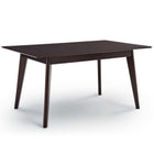Modway - Oracle Rectangle de 59 po Table à manger, Cappuccino-Table de cuisine moderne