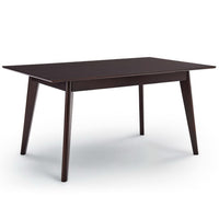 Modway - Oracle Rectangle de 59 po Table à manger, Cappuccino-Table de cuisine moderne