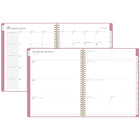 Cambridge - Agenda hebdomadaire/mensuel WorkStyle Balance 2026 - 11 po H x 8 1/2 po l - rose - bilingue-12 mois de planification hebdomadaire/mensuelle