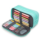 ZIPIT - Trousse à crayons à 3 poches “Half & Half” - Sarcelle-5