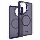 Blu Element - Coque Chromatic Kick Compatible MagSafe Galaxy S25 - Violet Profond-Résistant aux impacts