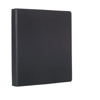 Staples® – Reliure standard à anneaux en D, 1/2 po, noir-Les anneaux en D sont dotés d'une plus grande capacité de feuilles que les anneaux ronds de la même grandeur