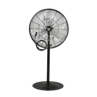 Matrix Industrial - Ventilateur oscillant de 30" sur socle avec brumisation pour l'extérieur-Avec dispositif de vaporisation, hauteur réglable et base ronde robuste pour plus de stabilité