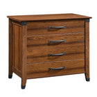 Sauder 422034 La Collection Carson Forge Classeur latéral - Finition Washington Cherry-Tiroirs avec coulisses à extension complète pour dossiers suspendus de format lettre ou légal. 