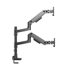 Amer Mounts - HYDRA Elite Bras double moniteur pour écran 17 po - 49 po - Noir-Plaque VESA rotative à 360° : pour une expérience de visionnage flexible