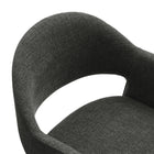 Modway - Talia 37 pouces Tissu rembourré Tabouret de comptoir - Fusain-8