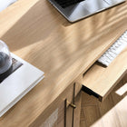 Modway - Soma 47" Bureau - Chêne-MDF et panneau de particules
