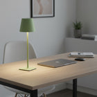 Xtricity - Lampe de table tactile LED portable Lucie - Sauge-Température de couleur 3CCT sélectionnable : blanc doux, lumière du jour et blanc froid