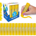 Kwik Stix - TPG60060-2 Bâtons de peinture à la tempera solide - paquet de couleur unique - jaune - 12 par paquet - 2 paquets-5