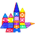 Picasso Tiles - Tuiles Magnétiques - Ensemble de 33-La créativité au-delà de l'imagination: Carreaux de construction magnétiques en couleur 3D transparente, blocs de construction magnétiques, planches de jeu pour l'école maternelle, les jeux de simulation et plus encore. Facile à construire et facile à ranger pour le stockage.
