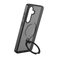 AXS - PROShield Stand MagSafe Compatible pour Samsung Galaxy S26 + - Fumé-Pied rotatif à 360° pour visionnement en mode portrait ou paysage 
