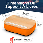 ShoppingAll - Pouf pour ordinateur portable, support de livre, coussin, oreiller - Orange-8