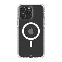 AXS - PROShield Plus etui transparent compatible avec MagSafe teste contre les chutes pour Apple iPhone 14 Pro Max, Givre-Coins renforces subtils absorbant les chocs