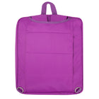 Vangoddy - Sacoche convertible pour ordinateur portable 15 pouces avec bandoulière et sangles de sac à dos - Violet-Poignées confortables et dos rembourré pour un transport agréable