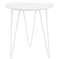Modway - Digress Table d’appoint - Blanc-Table d’appoint de style mi-siècle