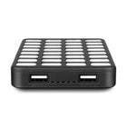Aluratek - Power Bank - 8000 mAh - Double USB 2.1A - Avec 32 LED Lantern-Batterie rechargeable lithium-ion intégrée de 8 000 mAh avec double sortie combinée de 5 V/2,1 A max pour charger rapidement n'importe quel appareil mobile USB (câble de chargement d'origine requis)