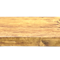 Entrepot La Grange - Tablette flottante 36 x 8 x 2 po - avec quincaillerie - Miel-Support inclus