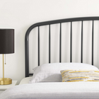 Modway - Nova Métal Tête de lit complète - Gris-Hauteur ajustable