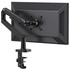 ShoppingAll - Bras De Moniteur Haut De Gamme À Fixation De Bureau Pour Un Écran, Noir-ressort mécanique: réglage fluide et maintien stable