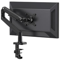 ShoppingAll - Bras De Moniteur Haut De Gamme À Fixation De Bureau Pour Un Écran, Noir-ressort mécanique: réglage fluide et maintien stable