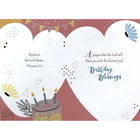 Rosedale Gold - Cartes de souhaits Fête avec enveloppes – 5-1/2 po x 8 po – Religieuse : cierges magiques et chandelles – paquet de 6-Imprimées sur un papier de qualité non couché