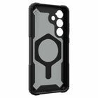 UAG - Plasma XTE Rugged Kickstand Case avec aimant pour Samsung Galaxy S25+ - Noir/Orange-TPU fabriqué à partir de matériaux recyclés