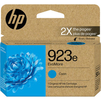 HP - Encre 923E EvoMore - rendement élevé - cyan-Cette cartouche fonctionne avec : HP OfficeJet 8122e, HP OfficeJet Pro 8135e, 8138e, 8139e