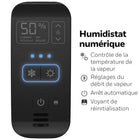 Honeywell - Humidificateur à vapeur froide + vapeur tiède Double Confort-Contrôle de la température de la vapeur : choix de froid ou tiède