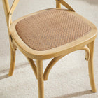 Modway - Gear Fauteuil d’appoint de salle à manger Ensemble de 4 - Naturel-5