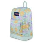 JanSport - Sac À Dos Cross Town Plus - Motif Floral Délavé, Menthe Fraîche-Poignée de transport Web