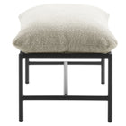 Modway - Raya Terrasse extérieure Boucle Ottoman in Ivoire-Repose-pieds polyvalent