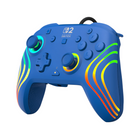 Turtle Beach - Manette de gaming RGB filaire Afterglow Wave pour Nintendo Switch 2 - Bleu-Sticks à effet Hall pour plus de précision et de durabilité 