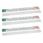 Pacon - Bandes de phrases effaçables à sec - 1-1/2 po X 3/4 po lignées - 3 po x 24 po - Blanc - 3 paquets de 30-Surface effacée à sec pour plus de commodité et de possibilité de réutilisation encore et encore