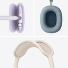 Apple - AirPods Max (USB-C) - Lumière stellaire-Contrôle Précis - Utilisez la Digital Crown pour ajuster le volume, lancer ou interrompre la lecture, changer de morceau, et répondre au téléphone, raccrocher ou couper le micro