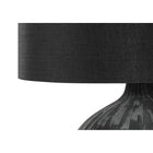 Monarch Specialties - Luminaire - 23 po H Lampe De Table - Céramique Noire - Abat-Jour Noir - Contemporain-Montage mineur est requis avec les instructions illustrées incluses. fabriqué avec des matériaux durables, cette lampe est couverte par une garantie limitée de 2 ans contre les défauts de fabrication pour un achat sans tracas