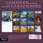 DateWorks - Calendrier Mural de 16 Mois 2025 les Prairies Canadiennes - 12 po x 12 po - Bilingue-Comprend des pages mensuelles de janvier à décembre 2025, ainsi que les 4 derniers mois de 2024.