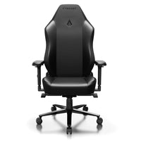 Cybeart - Chaise de bureau de jeu Ghost Série Apex - Noir-Certifié par TÜV SÜD pour résister à plus de 1 000 000 de cycles d’abrasion et prouvé 50× plus durable que le simili cuir standard. Résistant au feu, à l’humidité, à la transpiration, aux rayures, aux UV et à la décolouration