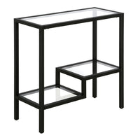 Hudson&Canal - Table d'appoint rectangulaire Lovett de 61 cm de largeur, , bronze noirci-Un design contemporain moderne pour votre salon, votre chambre et plus encore